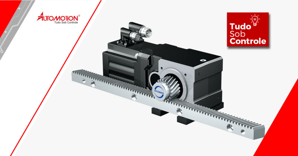 Sistemas de 7° Eixo – Cremalheira, pinhão e redutor
