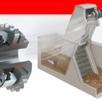 Limitador de torque em grades de barras no tratamento de água
