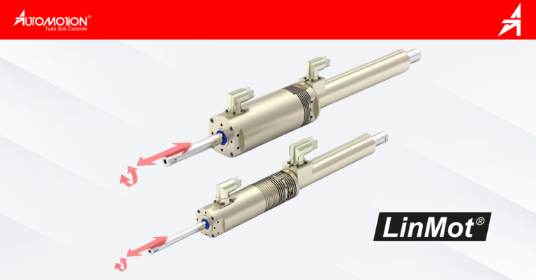 Movimentos lineares e rotativos em um só: motores lineares rotativos Linmot